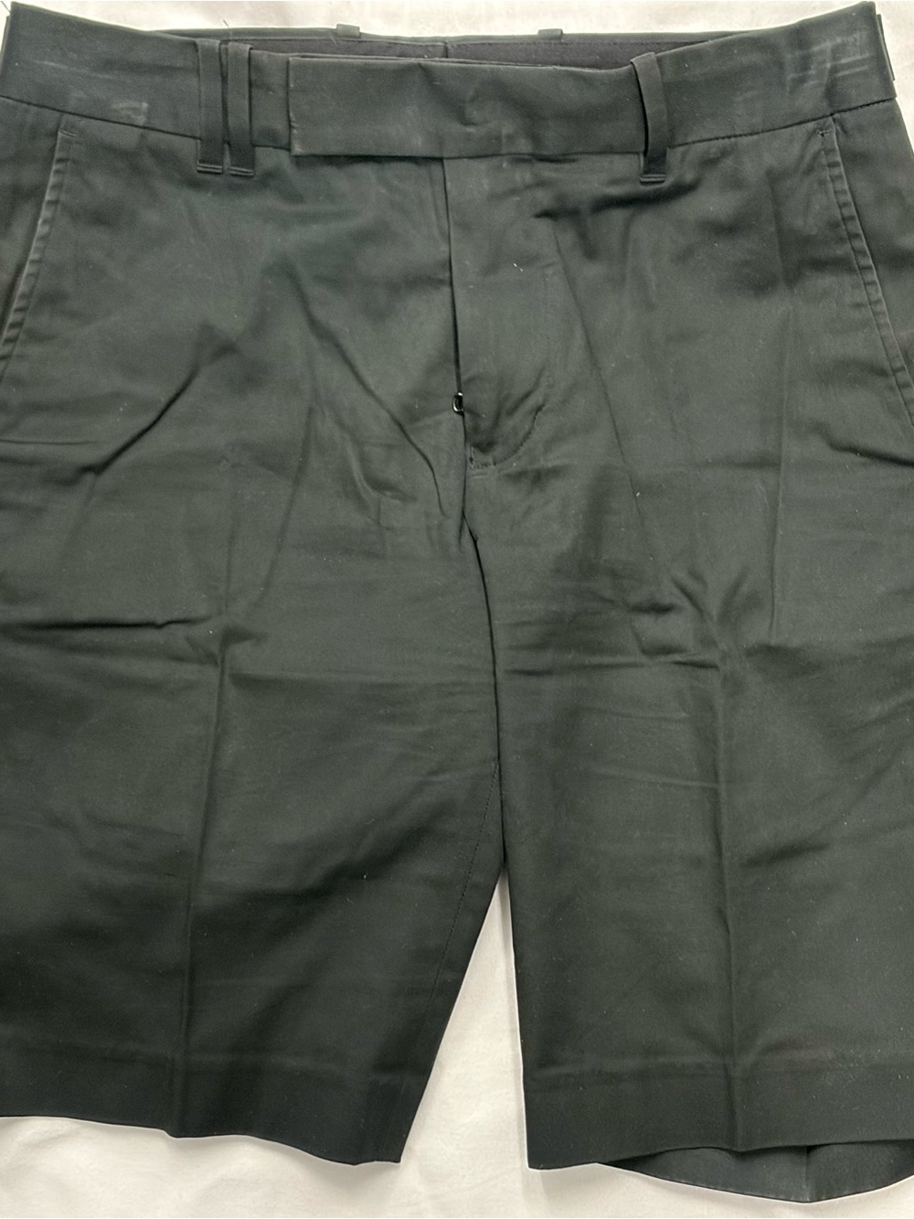 Ralph Lauren Black Flat-Front Men's Shorts